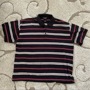 striped polo shirt